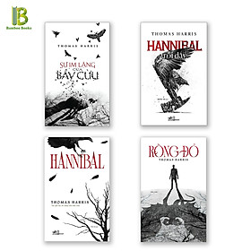 Combo 4 Tác Phẩm Nổi Tiếng Của Thomas Harris: Sự Im Lặng Của Bầy Cừu + Hannibal + Hannibal Trỗi Dậy + Rồng Đỏ