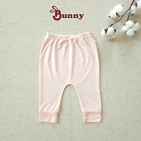 Quần Dài Thun Lạnh Modal Mềm, Mát, Co Giãn Tốt Cho Bé - Bunny baby - 1 Quần - Hồng Nhạt