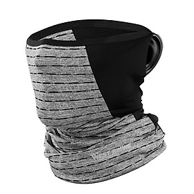 Khăn che mặt đa năng dạng ống được làm bằng lụa băng, lycra chất lượng cao thoáng khí và thoát ẩm, chống tia UV