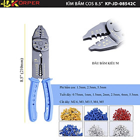 KÌM BẤM COS KÖRPER - Kìm bấm cos Körper KP-JD-08542CS : Màu Xanh