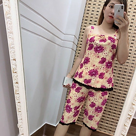 Đồ Bộ Quần Lửng Phối Ren