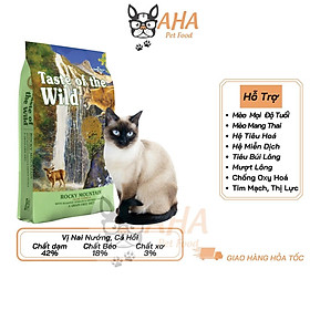 Mới Thức Ăn Cho Mèo Xiêm Bao 6.6kg Taste Of Wild Vị Chim Cút, Thịt Vịt