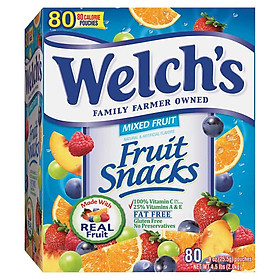 Kẹo Dẻo Trái Cây Welch'S Welch’s Mixed Fruit Fruit Snack - Nhập khẩu Mỹ