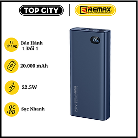 Mua Pin sạc dự phòng 20000mAh 22.5W - Chính Hãng Remax . hỗ trợ sạc nhanh 18w  20w và 22.5w - Remax RPP-292