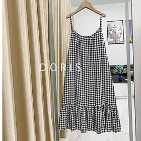 Váy bầu lanh 2 dây mặc nhà mặc ngủ cực kì mềm mát MÙA HÈ