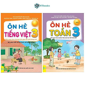 Combo 2 Cuốn Sách Ôn Hè Toán + Tiếng Việt 3 - Kết Nối (Biên soạn theo chương trình GDPT mới)