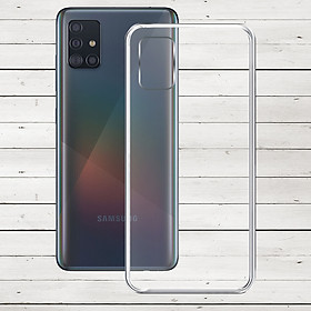 Ốp lưng cho Samsung Galaxy A51 - 01259 - Ốp dẻo trong - Hàng Chính Hãng