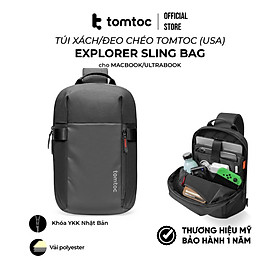 Túi đeo đa năng Tomtoc Crossbody Edc Sling Bag cho Macbook Pro 14 - Hàng chính hãng