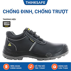 Mua Giày bảo hộ lao động nam Jogger Aura da bò cao cấp  cấu tạo phi kim  Giầy lao động chống trượt  chống tính điện ESD