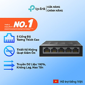 Hình ảnh Bộ Chia Tín Hiệu Switch Để Bàn TP-Link LS1005G 5 Cổng 10/100/1000Mbps - Hàng Chính Hãng