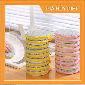 Mua Miếng rửa chén dĩa 2 mặt hình tròn