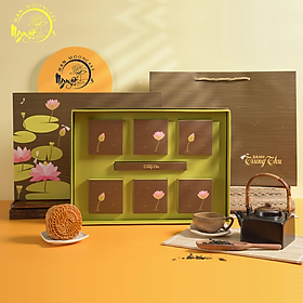Mua Bánh Trung Thu HAN MOONCAKE Trăng Vàng Nguyệt Bích Hương Vị Cà Phê