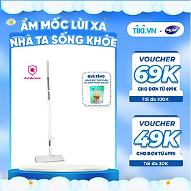 Mua Cây Lau Nhà MyJae Đài Loan Sợi Microfiber Tự Vắt Kháng Khuẩn Ag+ 120cm