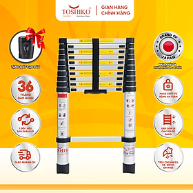 Mua Thang Nhôm Rút Đơn Toshiko 5m4  5m  4m4  4m1 3m8  3m2  Khoá Chốt Tự Động An Toàn  Hàng Cao Cấp Bảo Hành 3 Năm