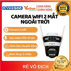 Mua Camera WiFi 2 mắt Yoosee Ngoài Trời 8.0MP Xem 2 màn hình cùng lúc  Chống nước IP66 - Hàng chính hãng