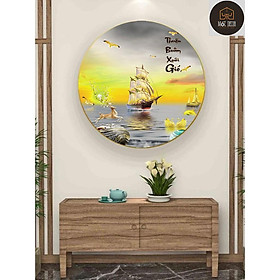 Tranh tròn RẺ VÔ ĐỊCH Xả tranh tròn tráng gương - tranh tròn decor, mẫu độc lạ, tranh tròn trang trí phòng