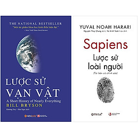 [Download Sách] Combo 2 Cuốn Lược Sử Vạn Vật: Lược Sử Vạn Vật - Sapiens: Lược Sử Về Loài Người