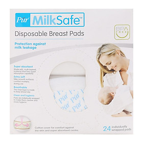 Miếng lót thấm sữa dùng 1 lần Pur Milk Safe nhập khẩu Thailand (24 miếng)