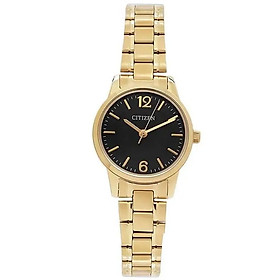 Đồng Hồ Nữ Citizen Dây Thép Không Gỉ EJ6083-59E - Mặt Đen