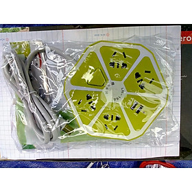 Mua Ổ cắm điện 4 lỗ có công tắc (hình quả cam) 3 chấu