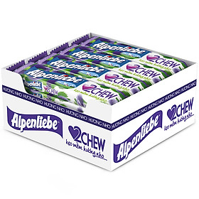 Kẹo Mềm Alpenliebe 2Chew Hương Nho (Hộp 16 Thỏi)