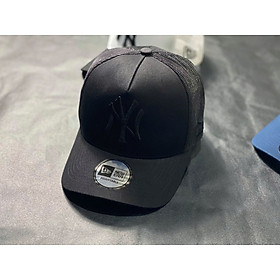 (Hàng VNXK) Nón kết, mũ lưỡi trai nam nữ cho MLB phối lưới vải kaki thời trang (Ảnh thật)