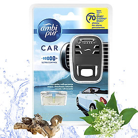 Bộ tinh dầu thơm ô tô Ambi Pur Aqua 7ml QT07393 - hoa linh lan, suối mát