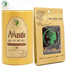 Combo muối quấn bụng + đai quấn muối Wonmom