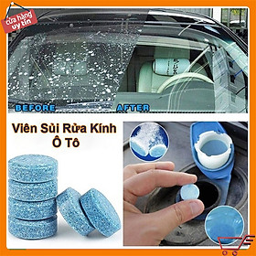 Viên sủi rửa kính ô tô tẩy sạch bụi bẩn, tạo hiệu ứng lá sen