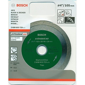 Mua ĐĨA CẮT KIM CƯƠNG 105X20/16MM GẠCH BOSCH 2608603729 - HÀNG CHÍNH HÃNG