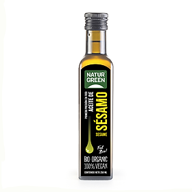 Dầu hạt mè nguyên chất ép lạnh hữu cơ ép NaturGreen 250ml seaseme oil