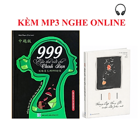 Combo 2 sách 999 bức thư viết cho chính mình song ngữ Trung việt có phiên âm+101 Thông Điệp Thay Đổi Cuộc Đời Phụ Nữ+DVD tài liệu