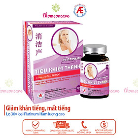 Tiêu khiết thanh Platinum - Lọ 30v mẫu mới - Hàm lượng cao hơn