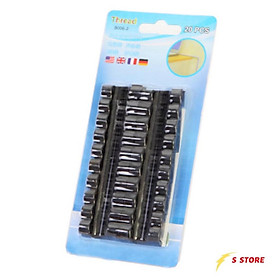 Mua Bộ 20 miếng nẹp dán tường đi dây điện kẹp cố định nút giữ luồn dây điện nẹp dán tường đi dây điện thông minh