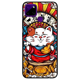 Ốp lưng dành cho Realme C21Y - C25Y mẫu Chú Mèo Thần Tài