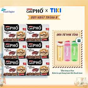 Combo 6 Hộp Cà phê Phố Đen Đá - Maccoffee (hộp 10 gói x 16g)