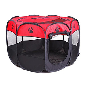 Nhà lều gấp gọn di động, vải oxford chống nước cho thú cưng (Giao màu ngẫu nhiên)