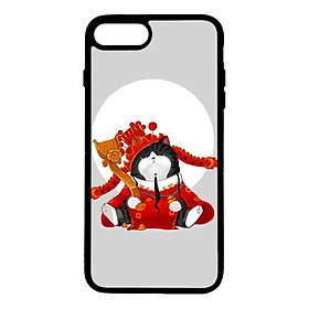 Ốp lưng dành cho điện thoại Iphone 8 Plus Mèo Hoàng Thượng