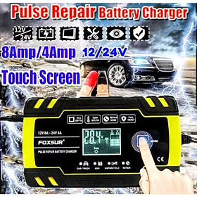 Mua SẠC BÌNH ẮC QUY FOXSUR 12V-24V 150A CHỐNG NGƯỢC CHỐNG CHẬP KHỬ SUPAT PHỤC HỒI LÀM MỚI BÌNH ẮC QUY