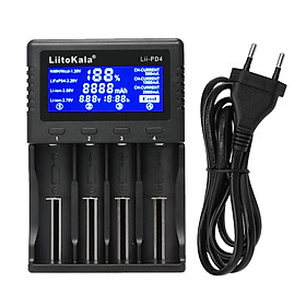 Bộ Sạc Pin Thông Minh 4 Khe Cắm Và Màn Hình LCD Hiển Thị Dùng Cho Ni-MH Ni-Cd Li-ion LiitoKala Lii-PD4
