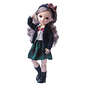 Fashionable 12inch Princess BJD Doll Outfits Dress up Role Play Toy