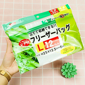 Set túi Zip đựng thực phẩm có khóa zip cao cấp tiện dụng ( có 3 SIZE ) - Hàng nội địa Nhật Bản