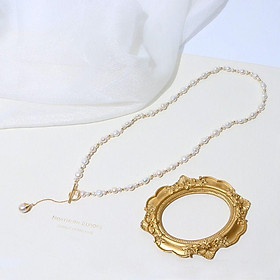 Chuỗi Hạt Đeo Cổ Ngọc Trai Nước Ngọt 80 cm Cho Nữ Thanh Lịch - Trường Thịnh Ngọc Trai