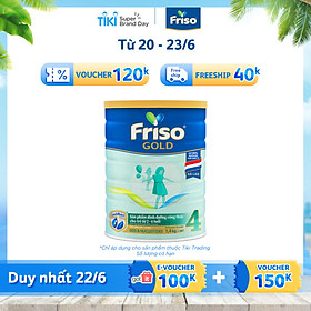 Sữa Bột Friso Gold 4 1400g (Dành Cho Trẻ Từ 2 - 6 Tuổi)