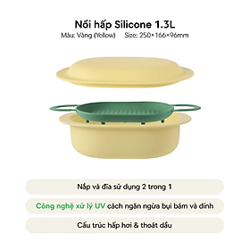 Nồi hấp LocknLock Barohanki Silicone Quick&Cook LWP711 / LWP712 và Nồi Barohanki Silicone Calorie-cut Rice Cooker LWP713