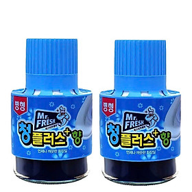 Combo 2 Cốc thả bồn cầu tẩy xanh toilet Hàn Quốc Mr Fresh 180g hương ngàn hoa