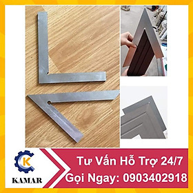 Mua Bộ 2 thước ke góc 45 độ và 90 độ siêu chính xác  thước ke góc vuông  thước ke góc 45 độ  ke góc nhôm  sắt  inox