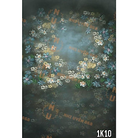 Mua Tranh vải decor / Thảm vải treo tường / Thảm vải chụp ảnh chủ đề loang hoa (mã 1K10)