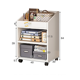 Mua Kệ Gỗ Bánh Xe Để Đồ Đa Năng Di Chuyển Dễ Dàng Nhiều Tầng - AP190