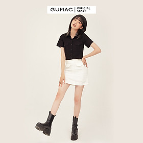 Áo sơ mi nữ thiết kế túi hộp năng động trẻ trung GUMAC AB367